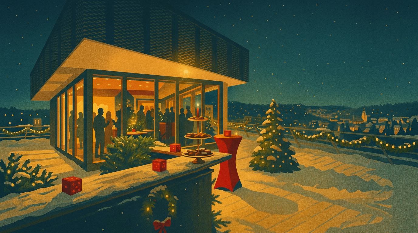Winter Wonderland auf der SKYBAR-Dachterrasse